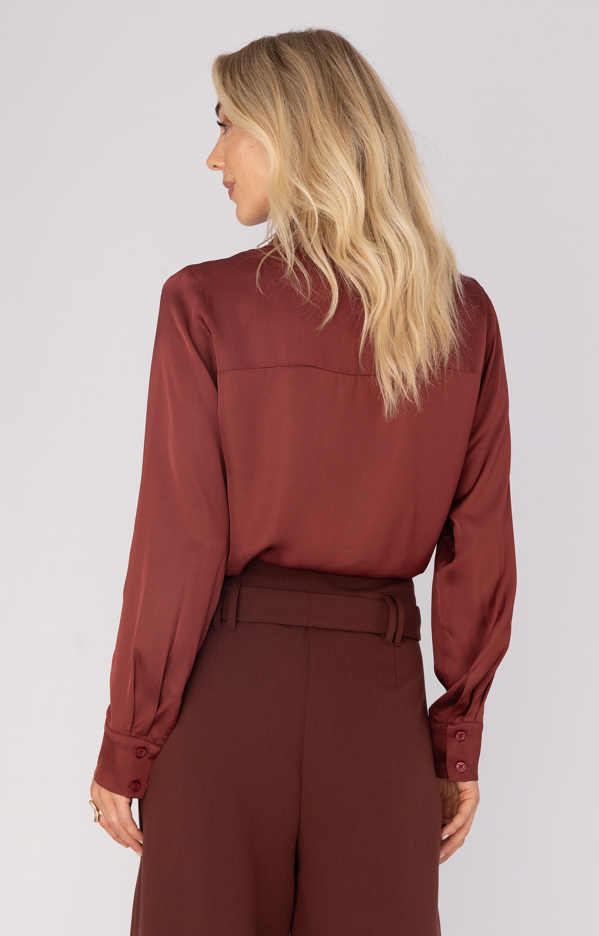 Blouse met glans 