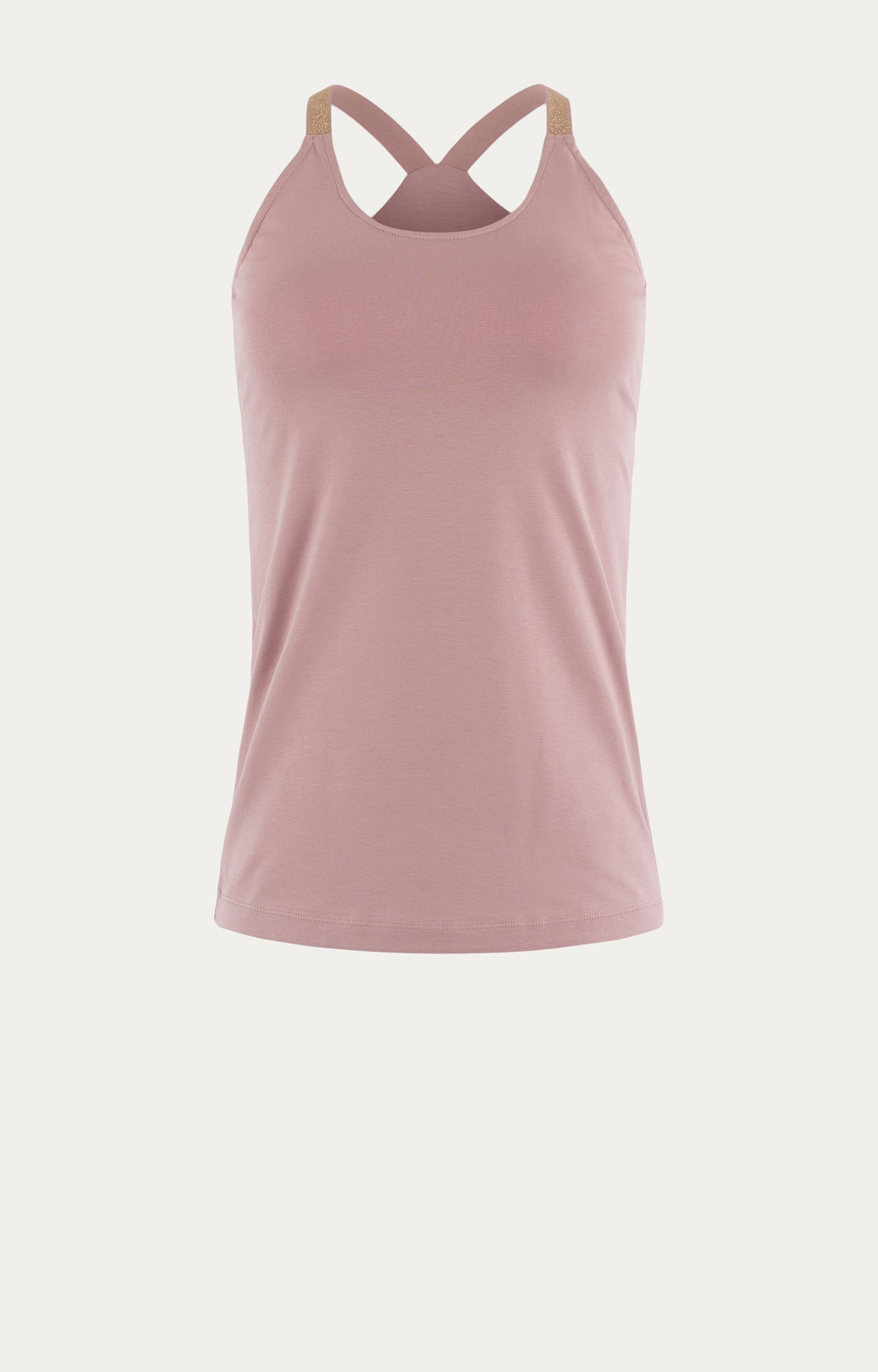 Top met lurexbandjes