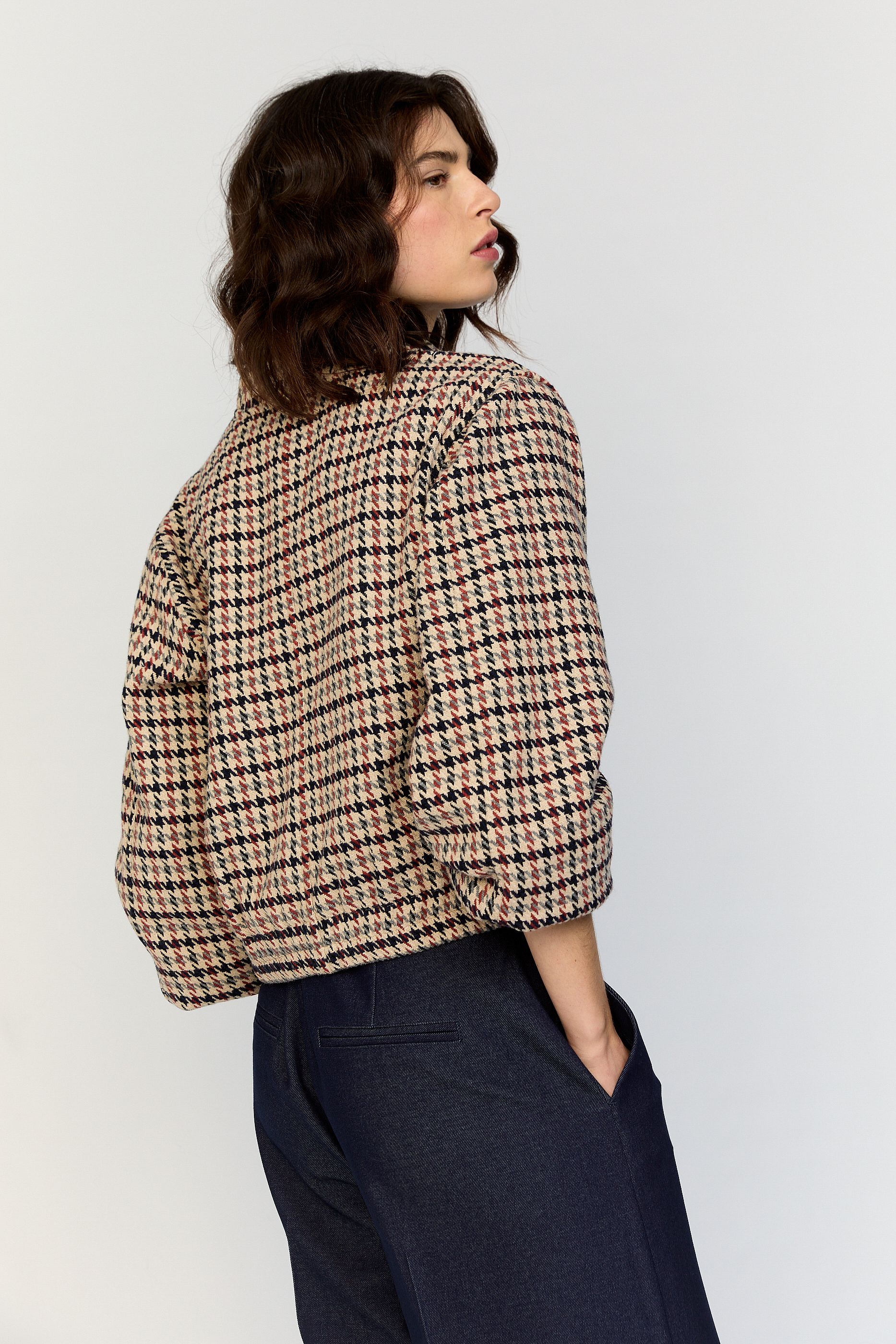 Jacket met ruit 