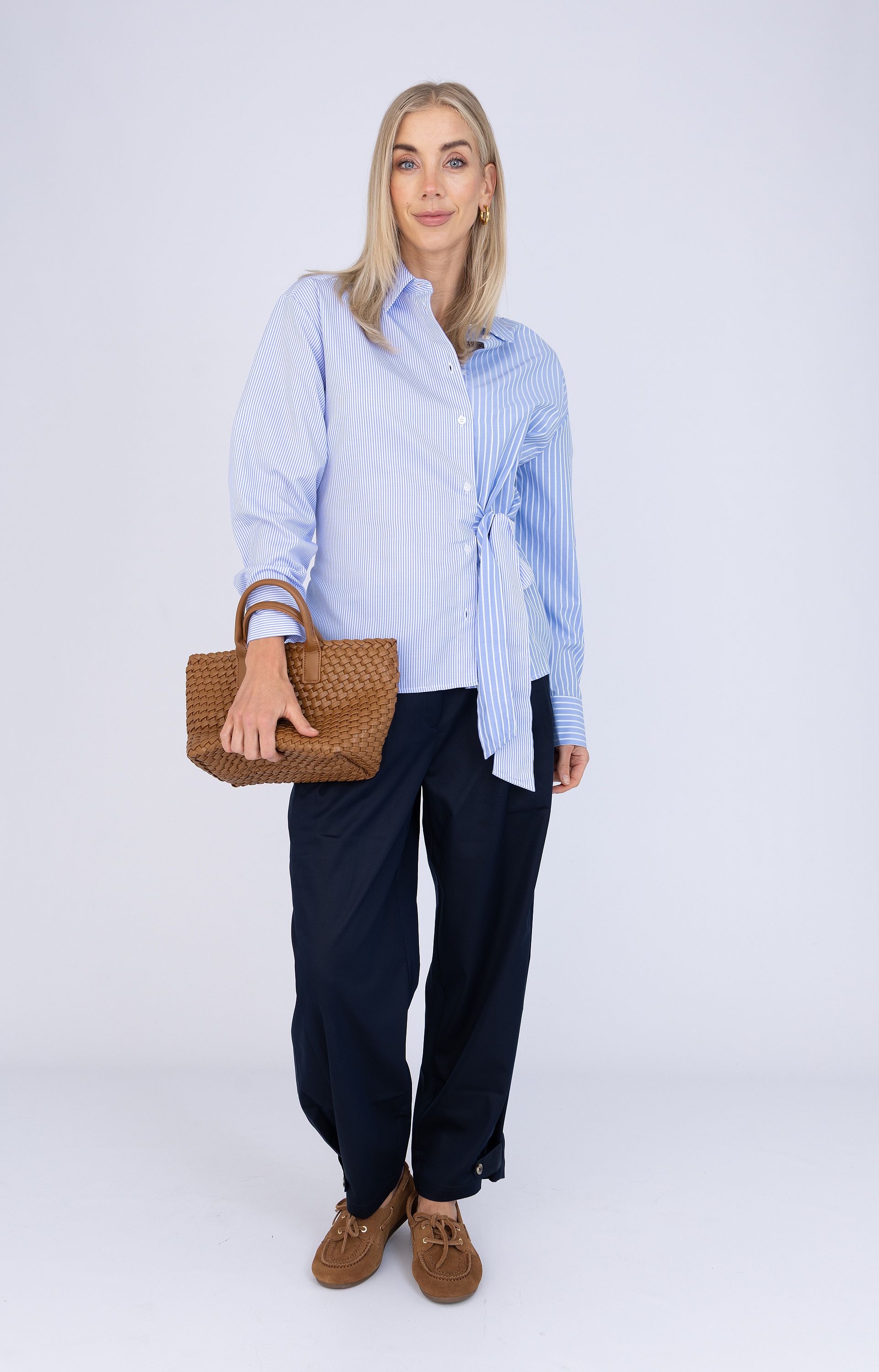 Blouse met strikdetail