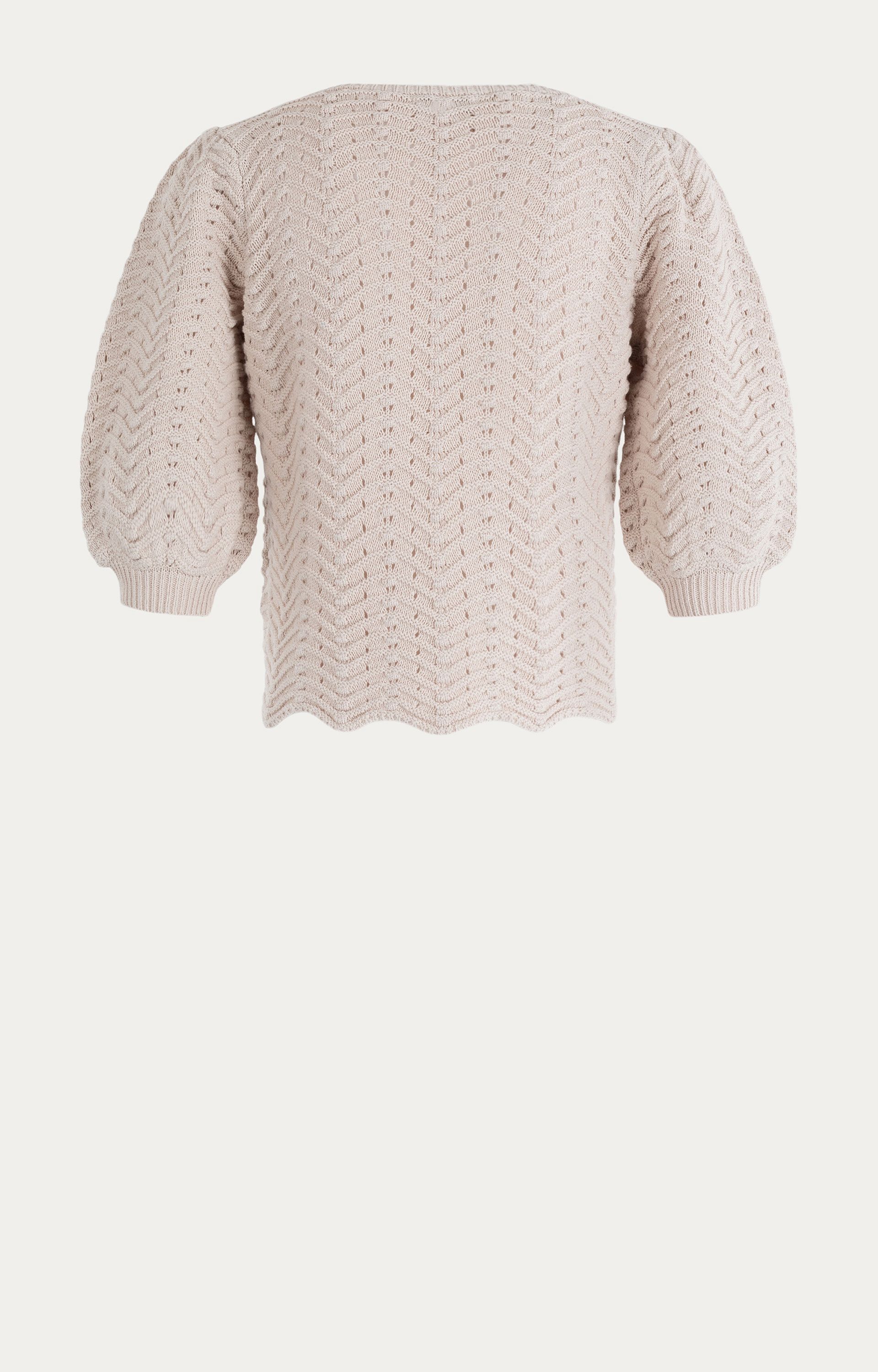 Opengebreide pullover