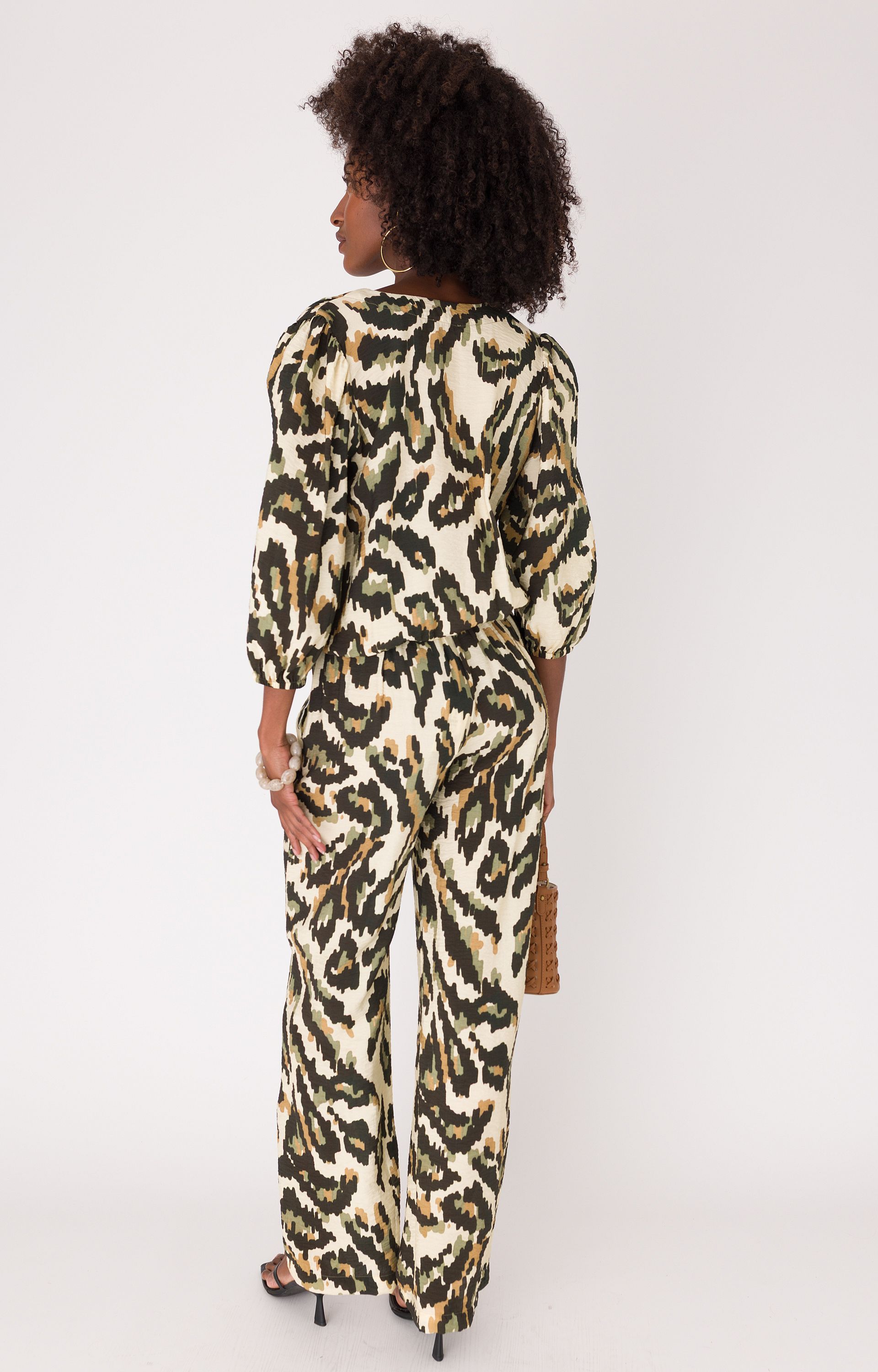 Broek met print