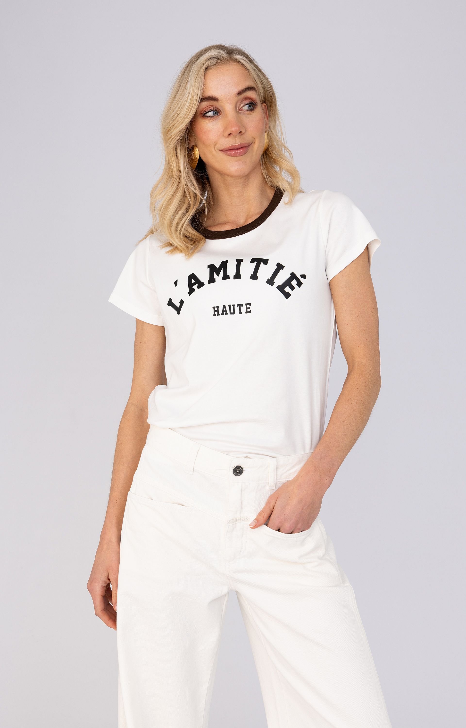 Shirt Neckline Logo Tee