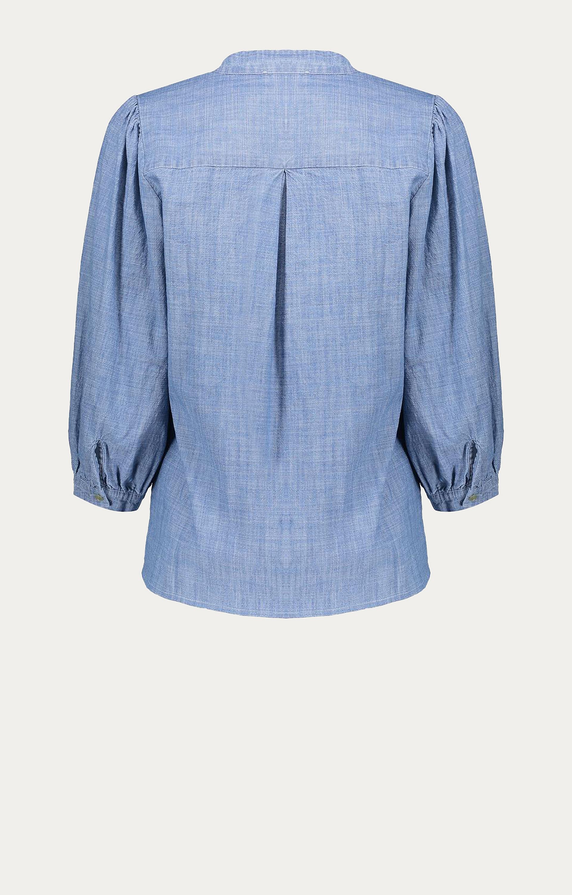 Blouse denimlook