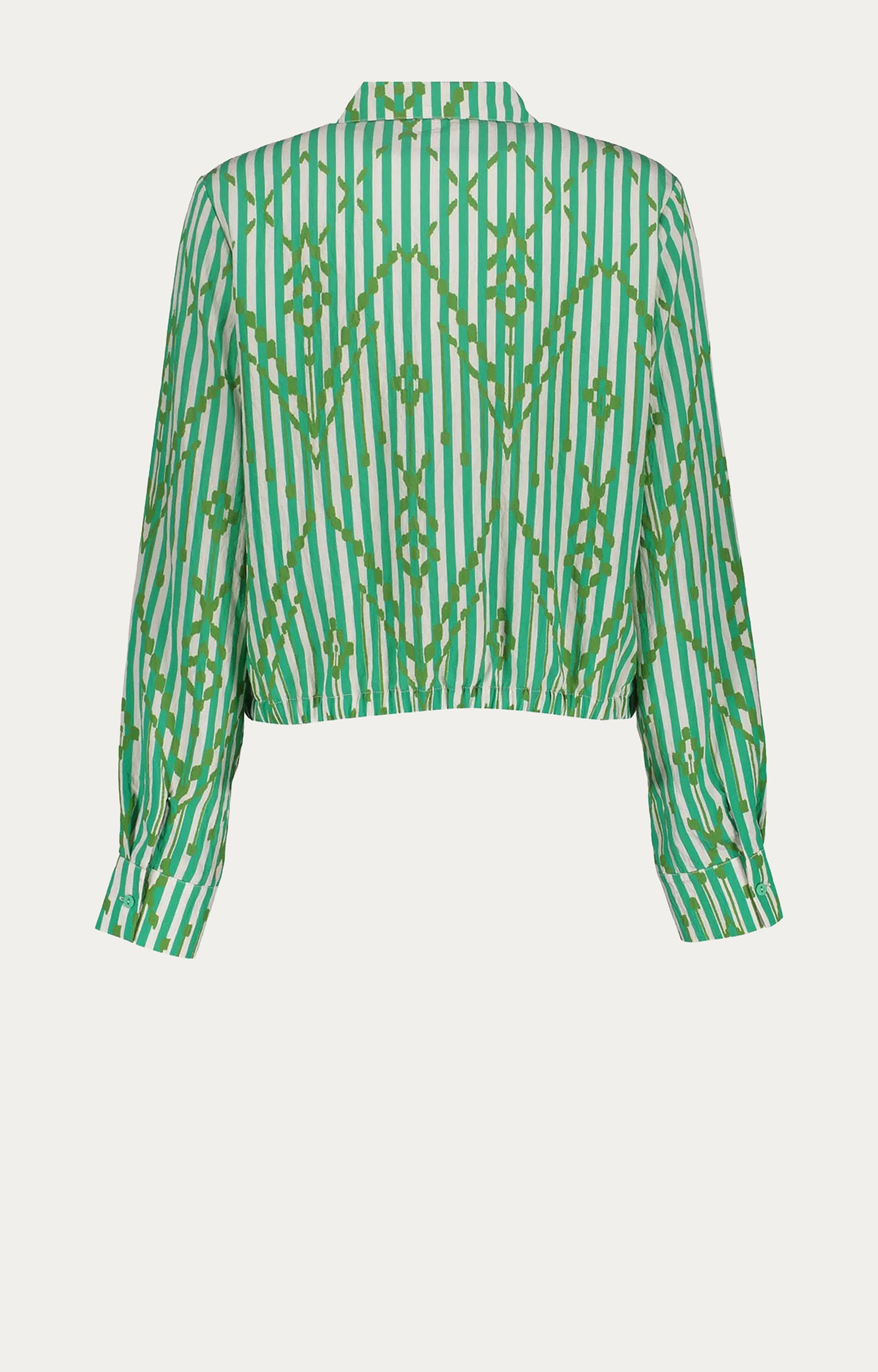 Blouse met strepen 