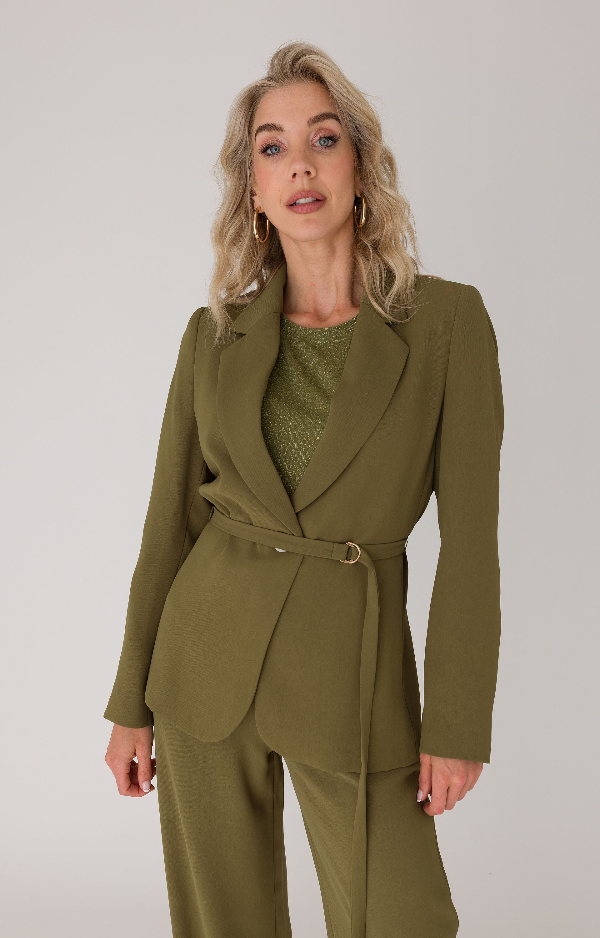 Blazer met ceintuur