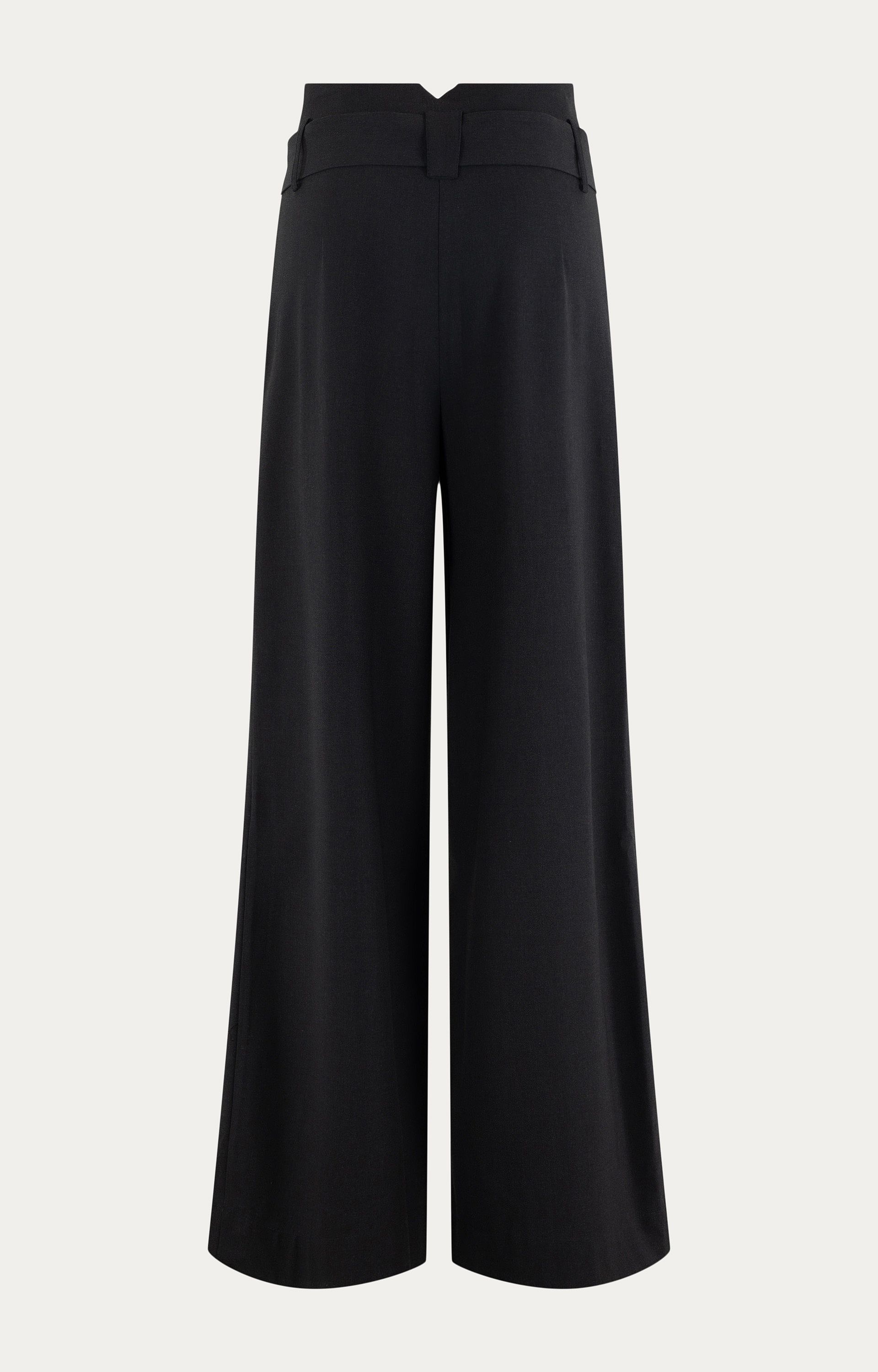 Broek met strikceintuur 
