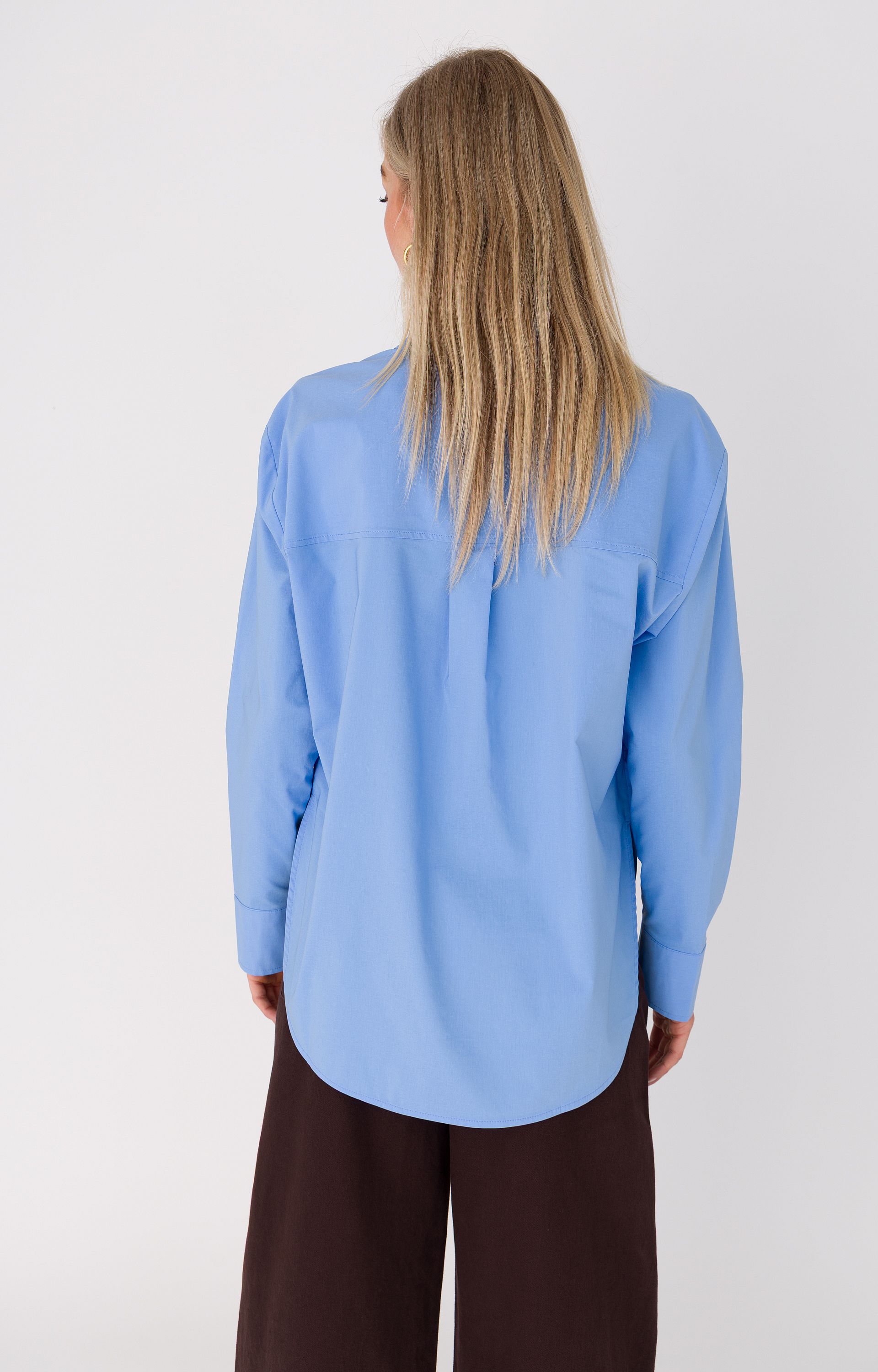 Blouse met borstzak Blouse met borstzak