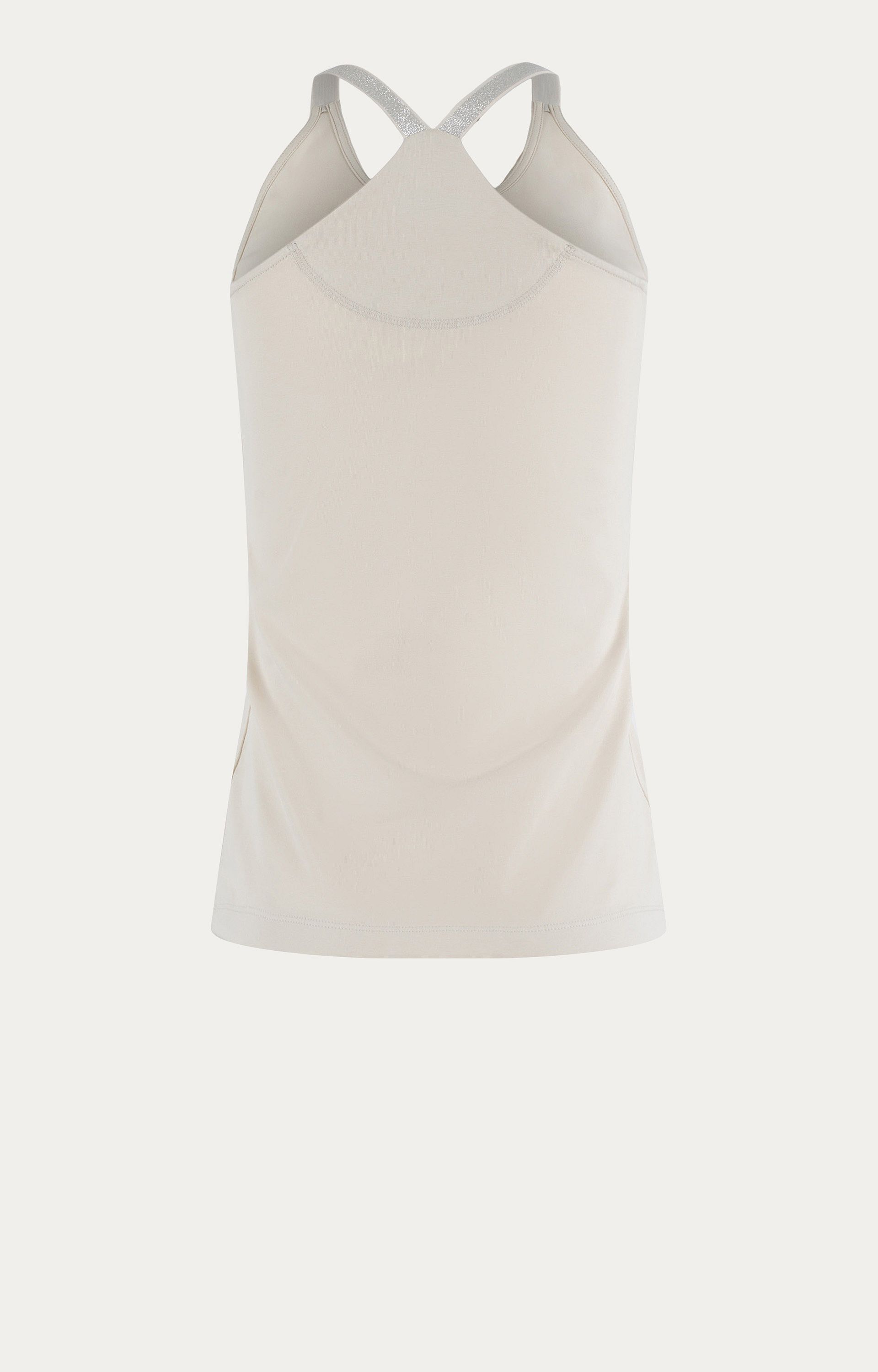 Top met lurexbandjes