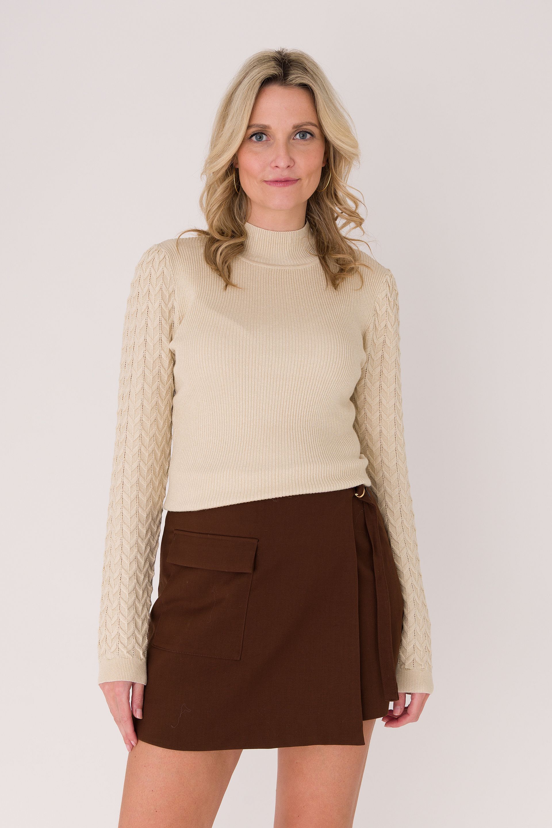 Pullover met glitter 