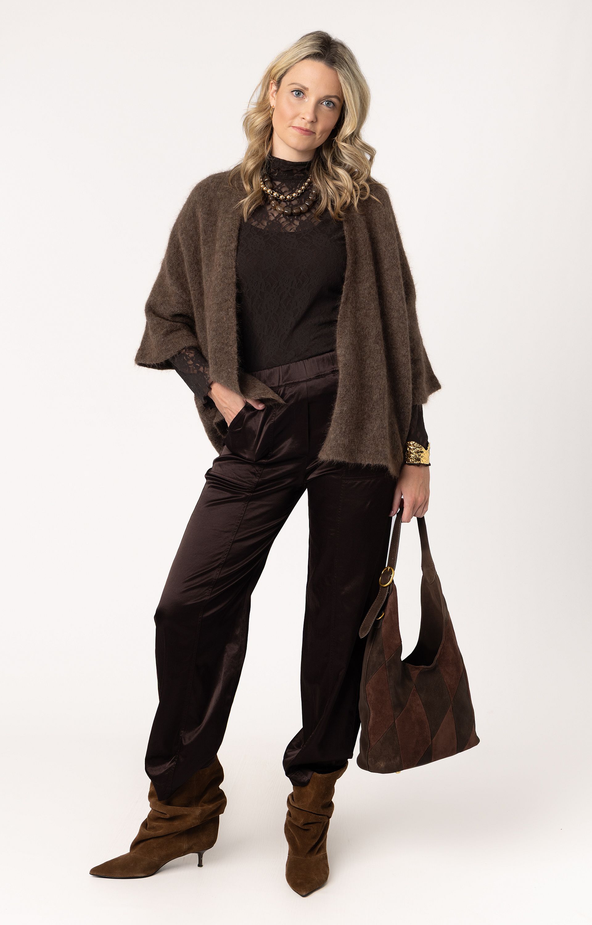 Wide leg pantalon