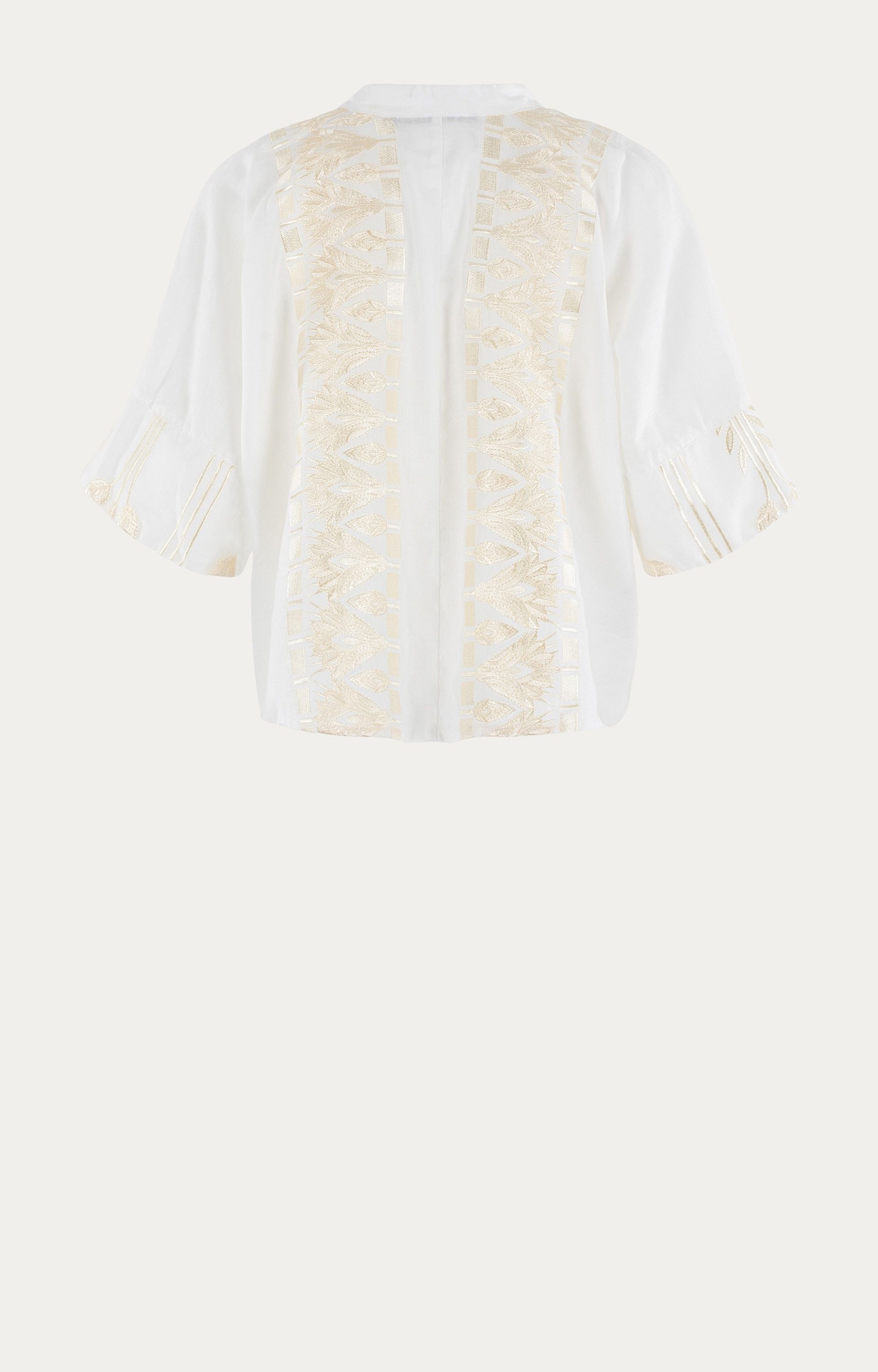 Blouse met geborduurd patroon