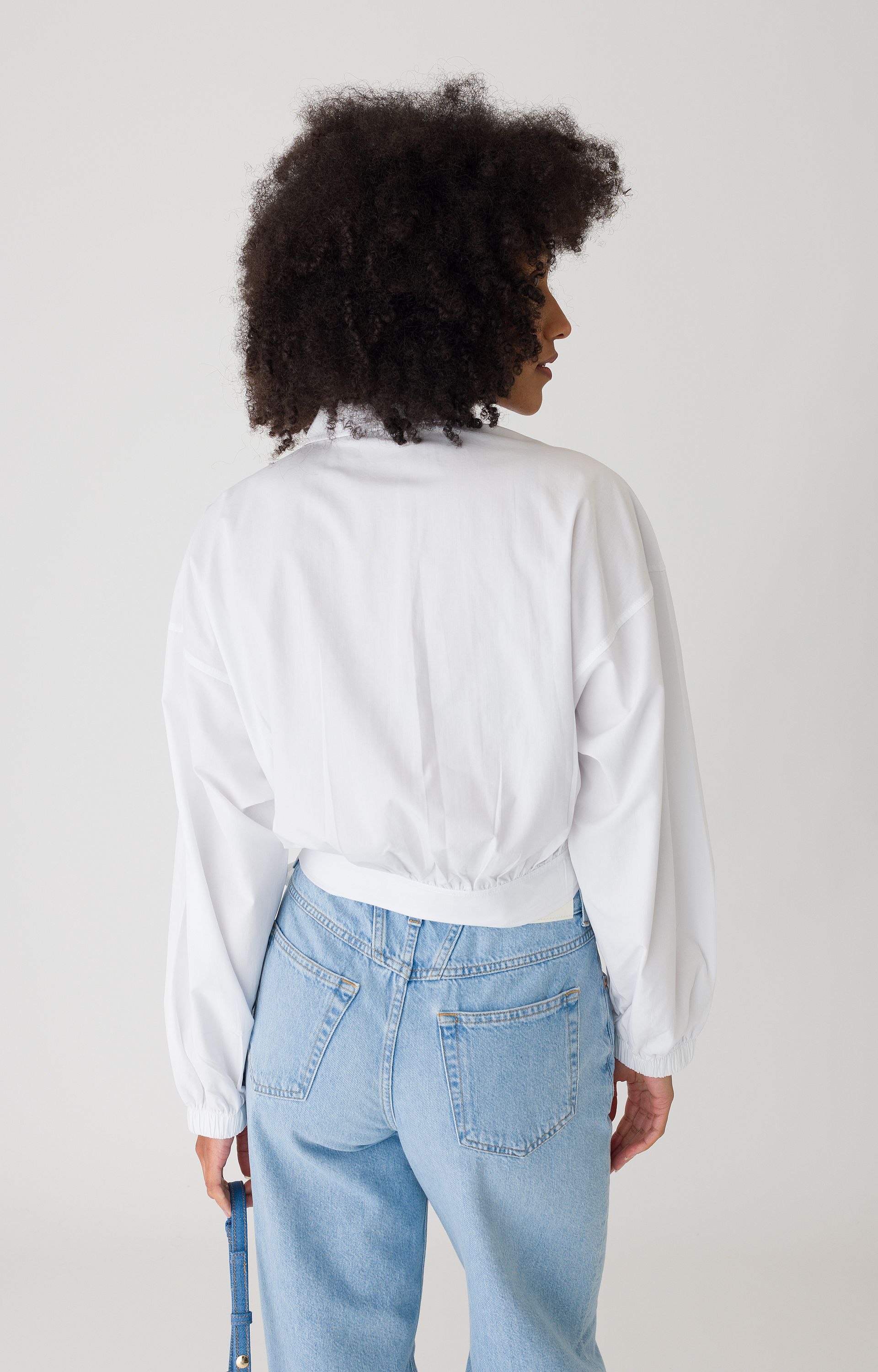 Blouse met strikdetail