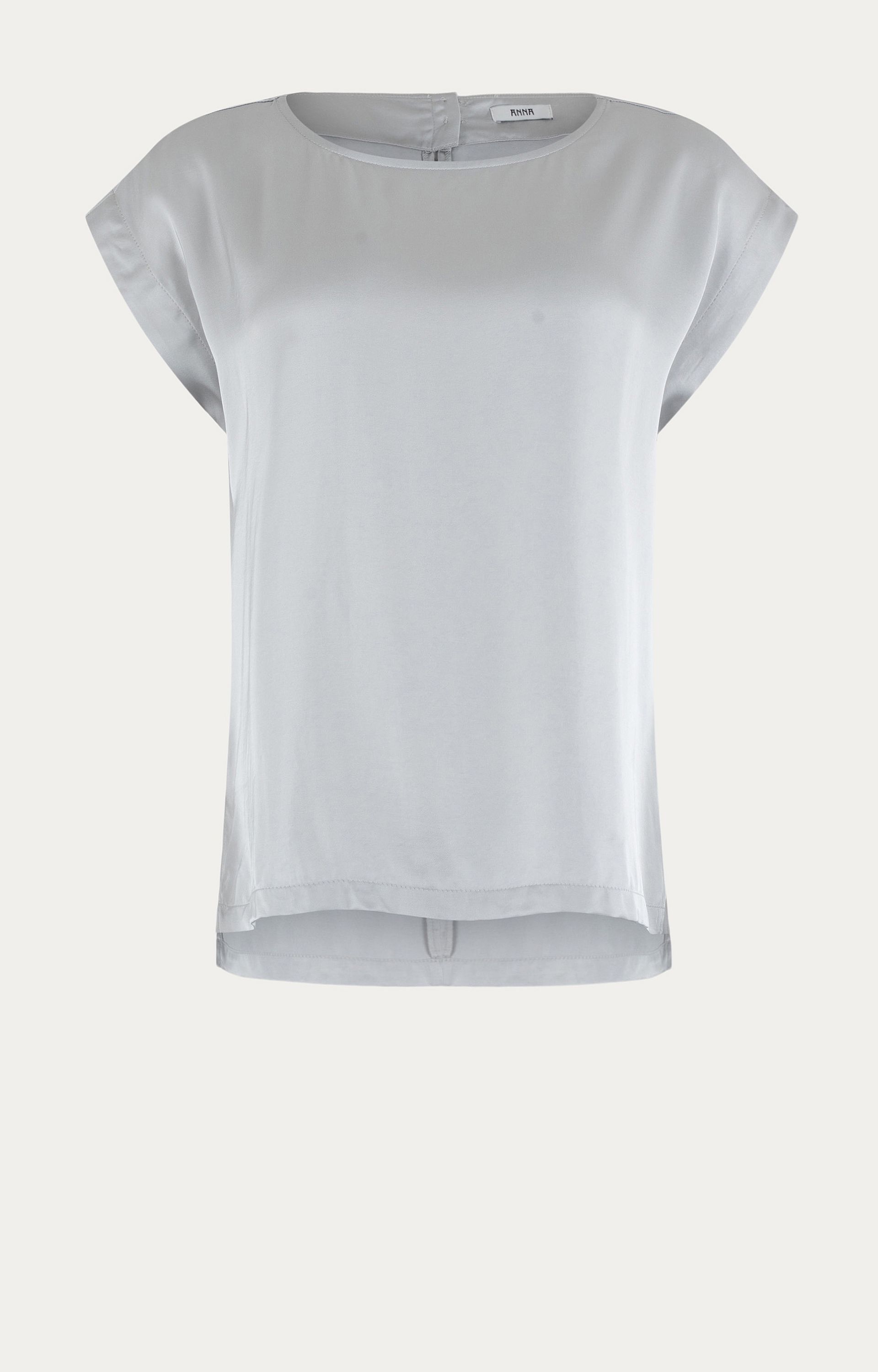 Blousetop met satijnlook