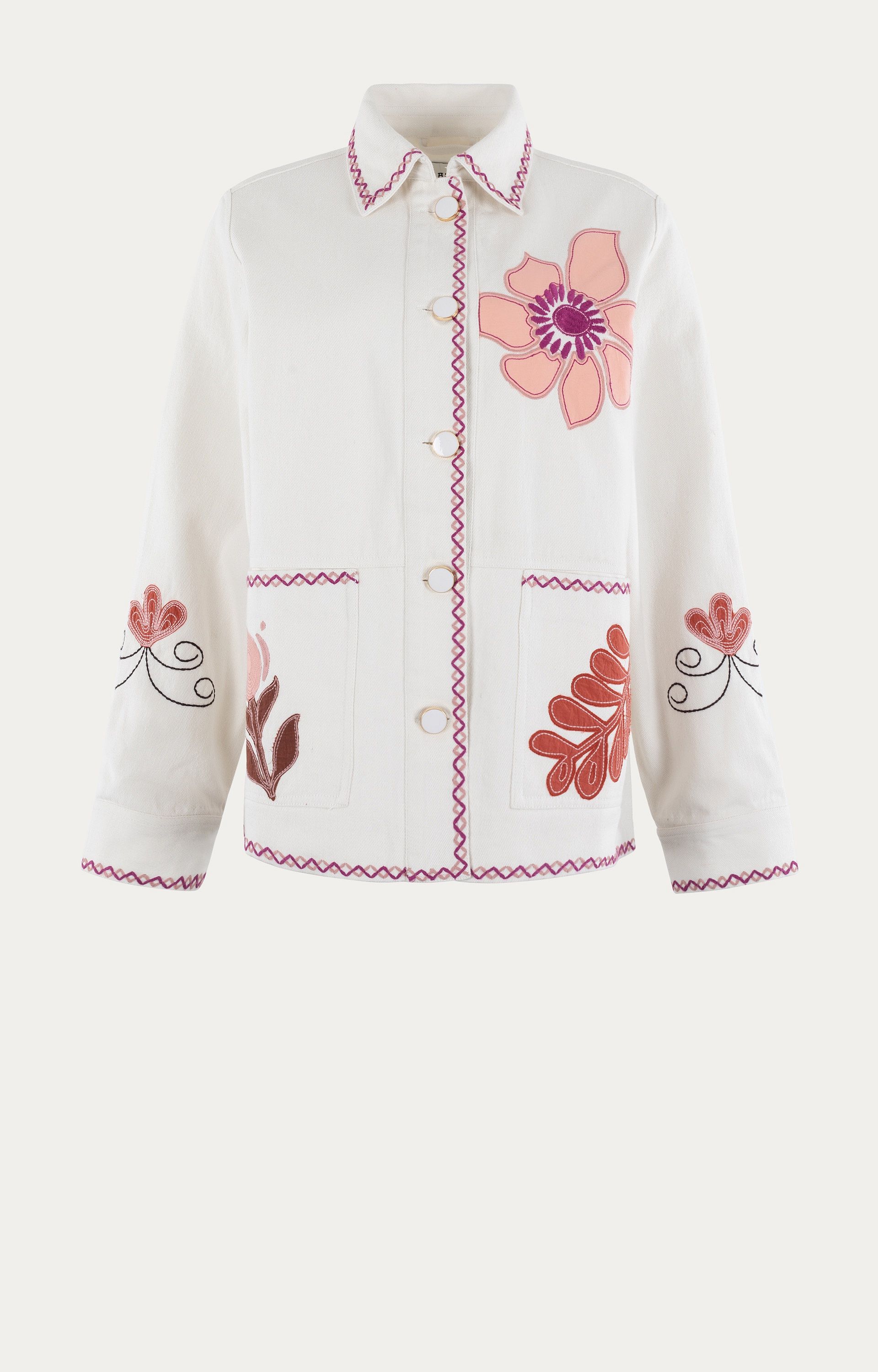 Jacket met borduursels