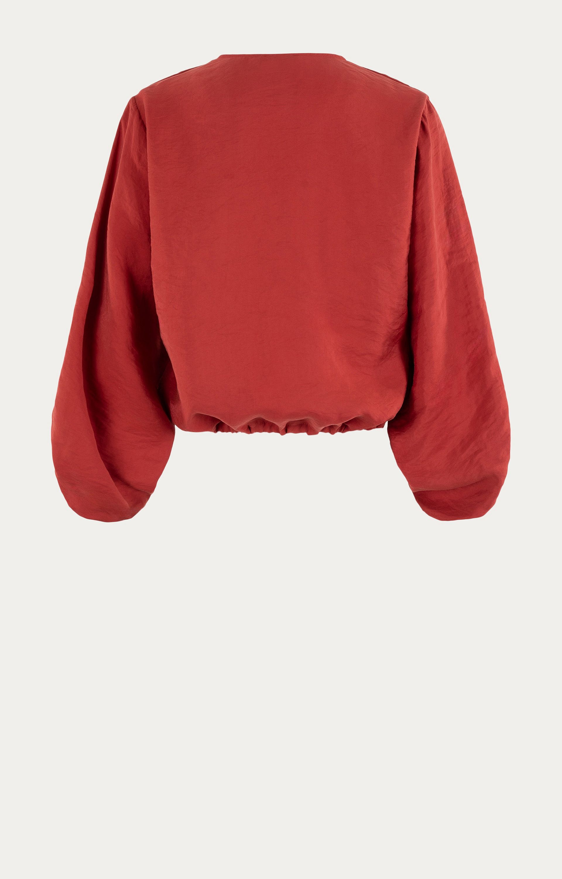 Blouse met v-hals