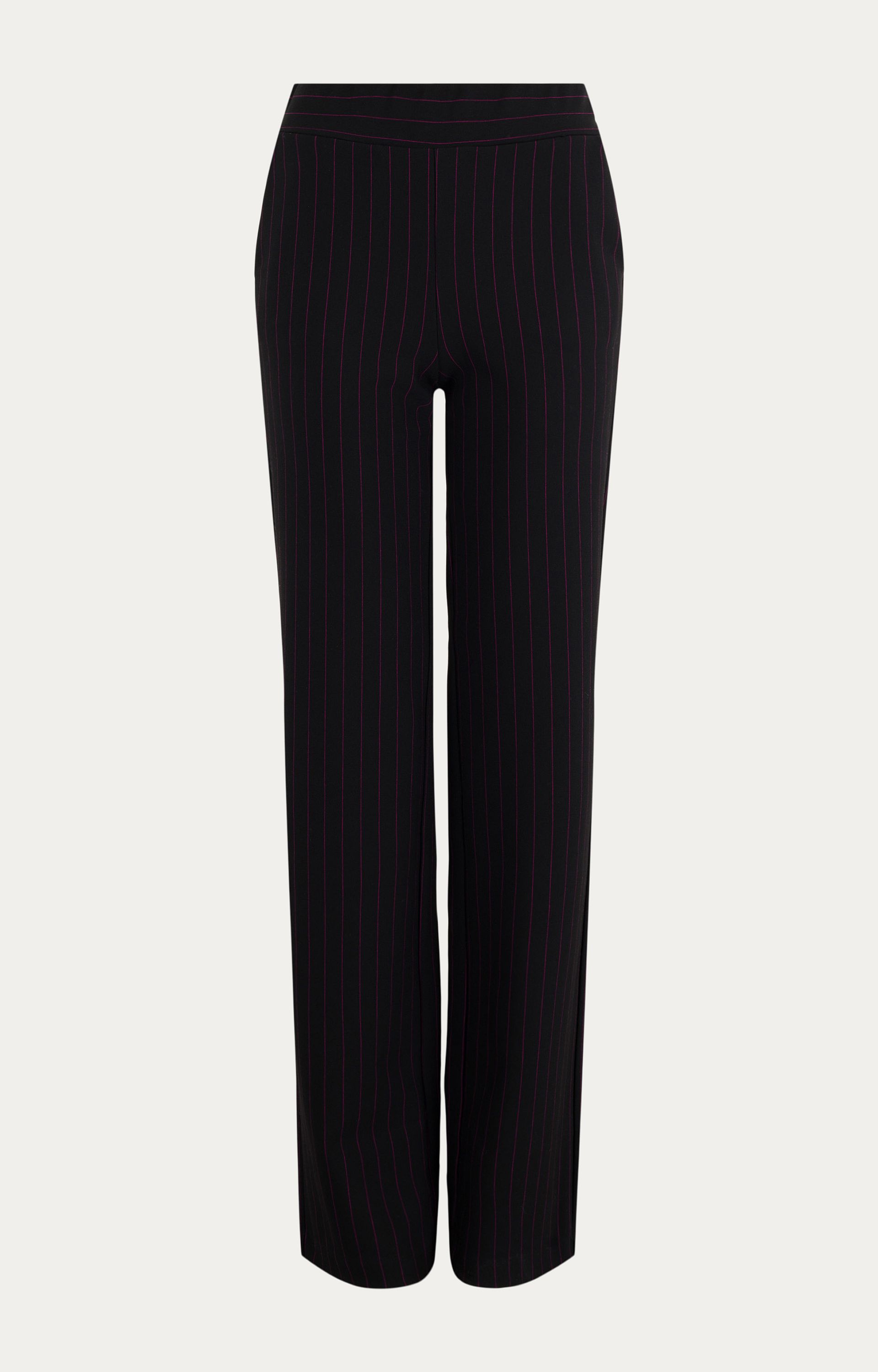 Broek met krijtstreep
