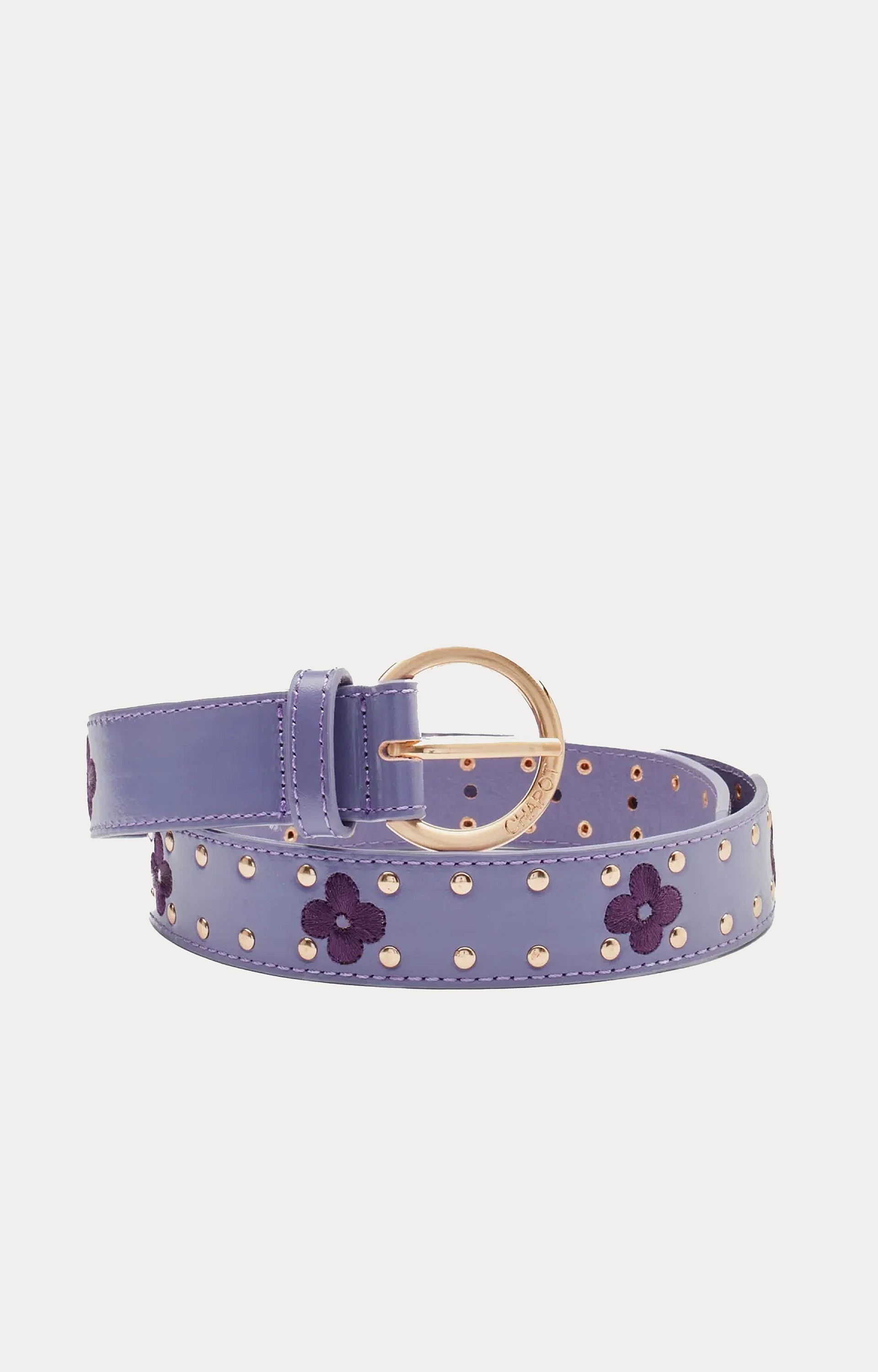 Flower studded riem