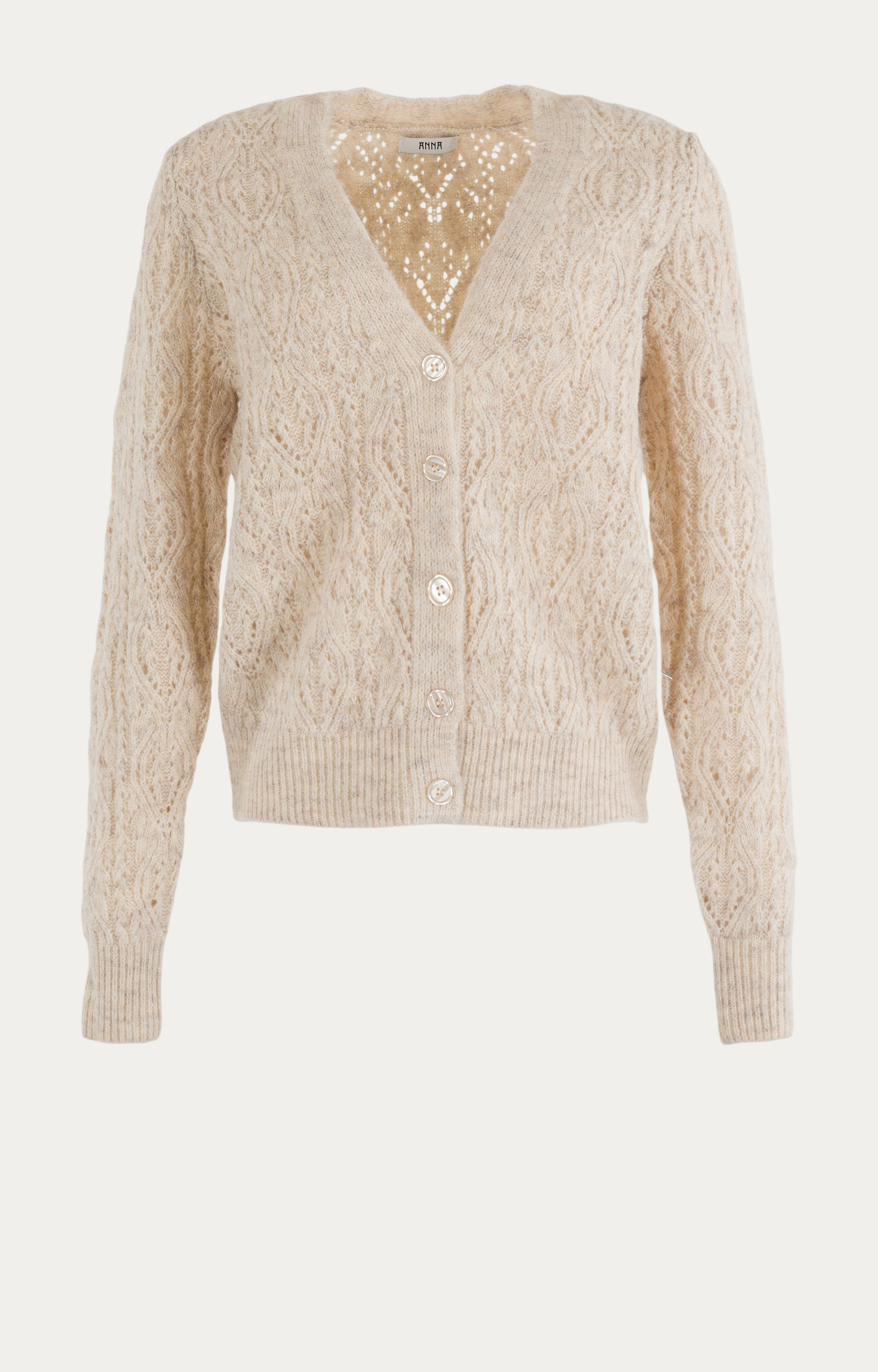 Ajourgebreid vest
