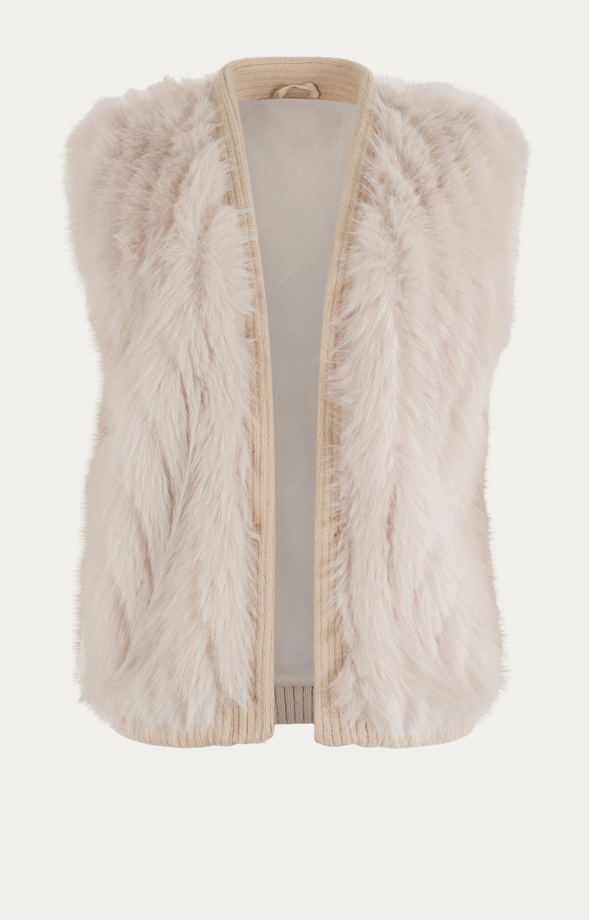 Faux fur gilet