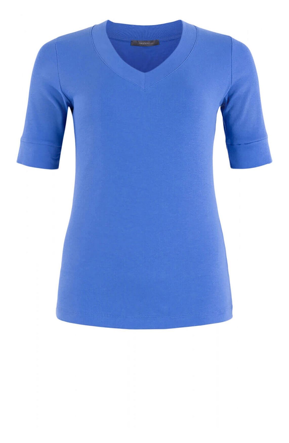 Shirt met ribstuctuur