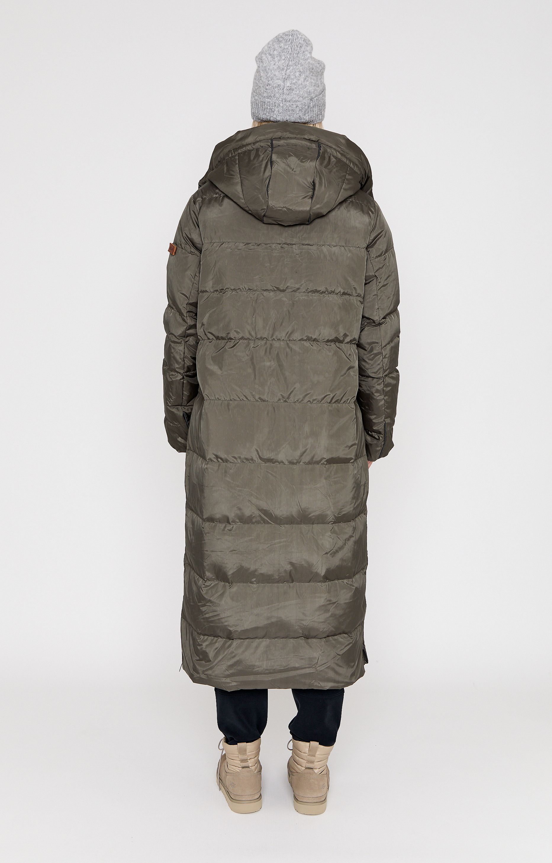 洋楽 24-7 & The Hoodfellas / Let's Have It LISA boxy fit fluffy coat Warm Grey l JOSH V | Official online shop