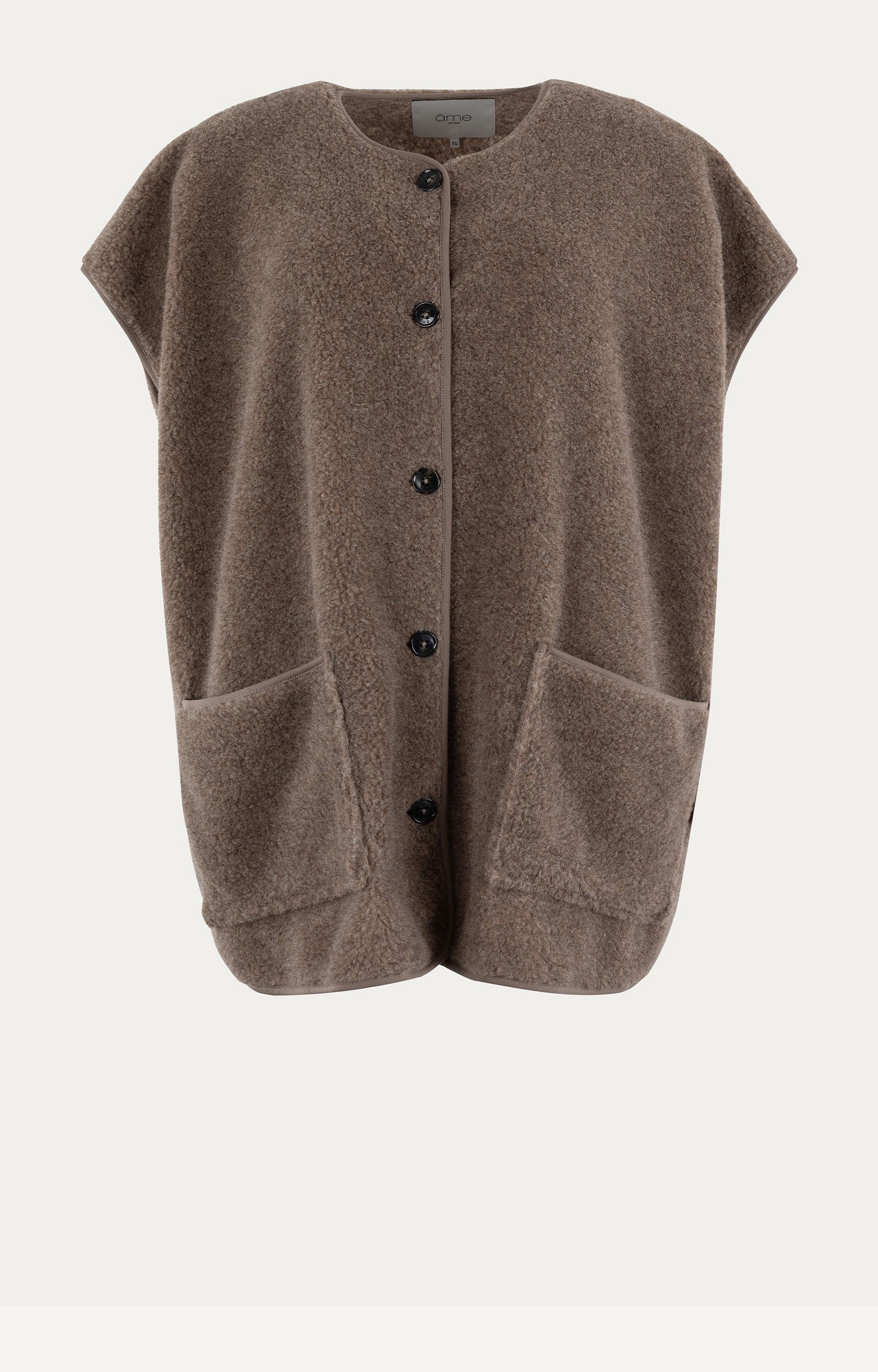 Na.e Handmade Wool Gilet トープ na.e Handmade Wool Gilet トープ